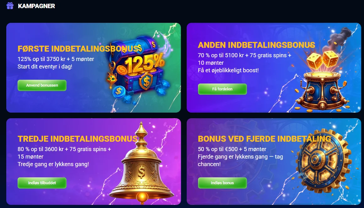 Casino uden ROFUS bonusser og free spins